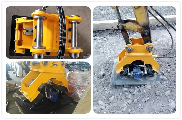 Mini Excavator Soil Vibrator Hydraulic Plate Compactor for excavator machinery