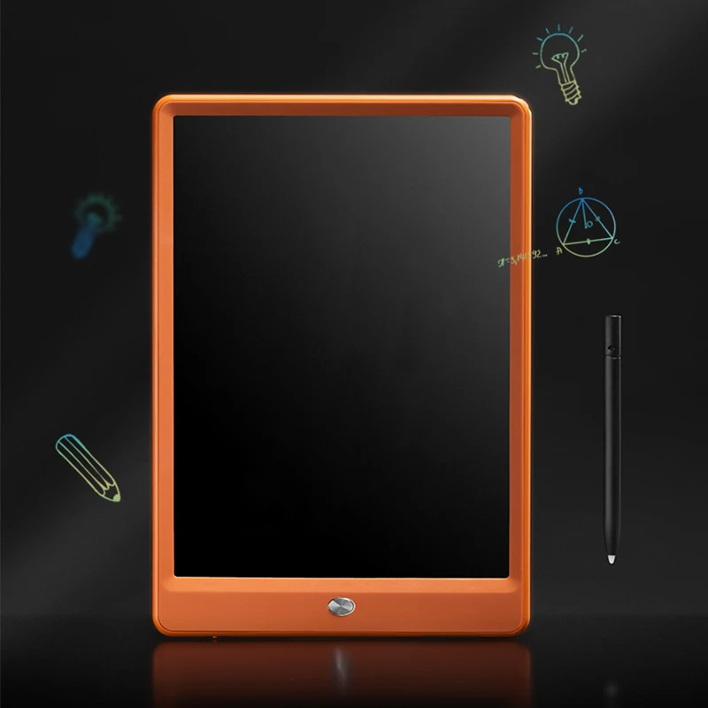 Wicue Indonesia RTS 10 inci warna Tablet penulisan LCD shell biru tablet penulisan lcd barang-barang rumah tangga Bantalan Memo