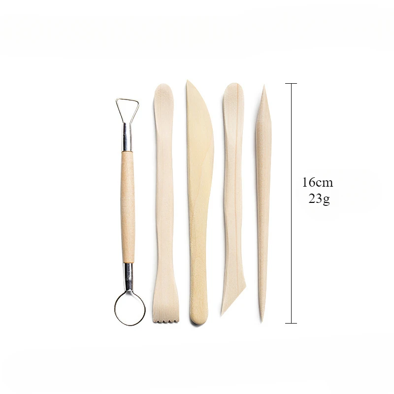Cross-border clay tools 20-piece set, ceramic figure making, carving knife, pill stick, pen curtain, stone plastic clay tools