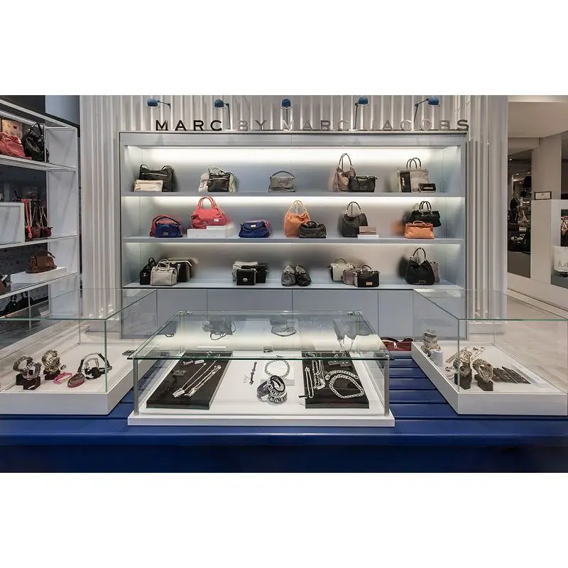 High End Wood Socks Wall Unit Display Cabinet Shelf