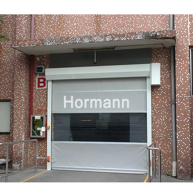 The factory makes high-speed doors PVC cloth car wash plastic quick door Fast rolling door for food factory