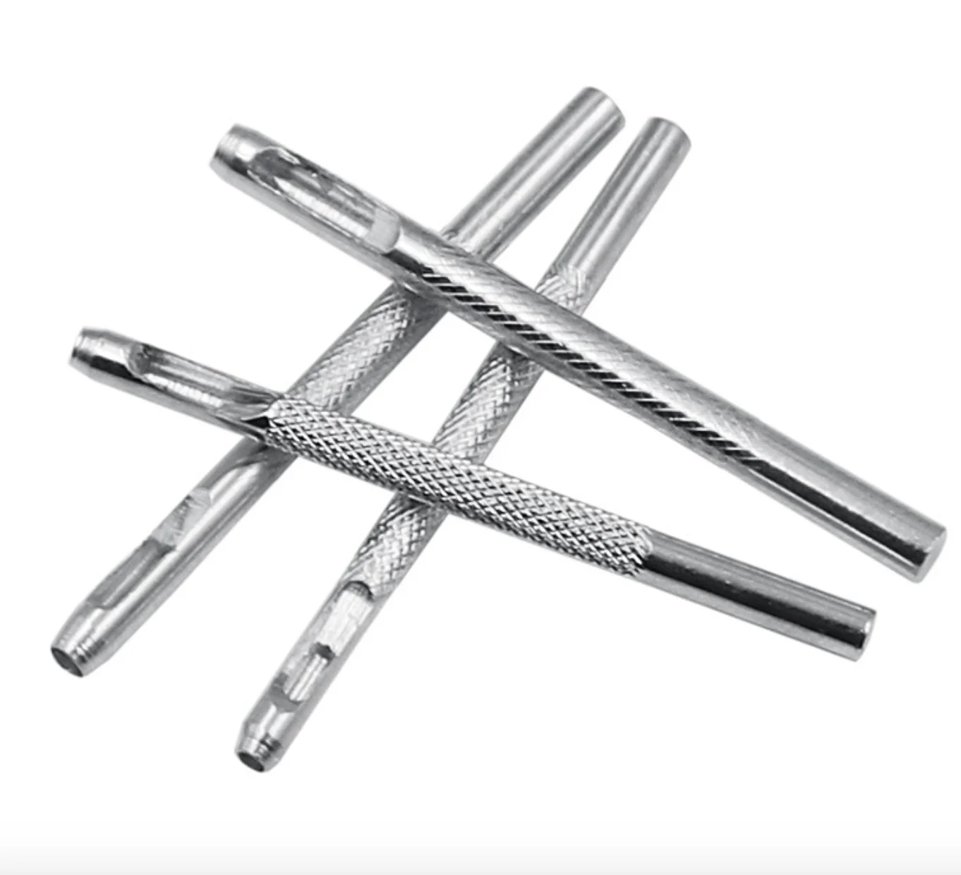 Round hole manual tool needle punch for punching belt leather paper crafts