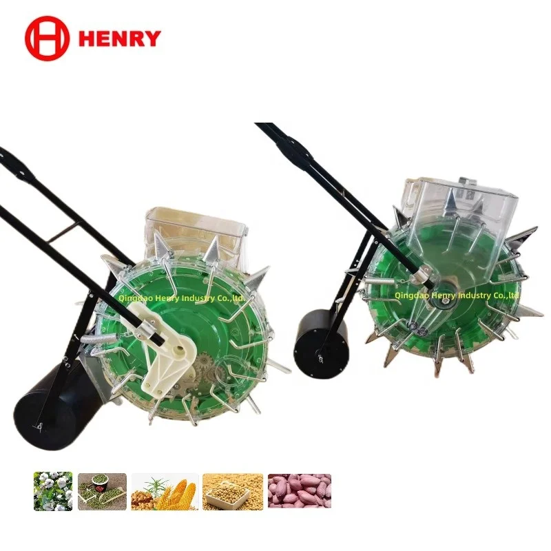Hot Sale Plastic Seeder Hand Push Corn Maize Planter