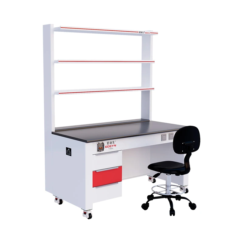 EDSYN Reagent Rack Experimental Platform 20mm Ceramic Tabletop 1.2mm All Steel Cabinet Fuma Wheel Laboratory Sample Machine