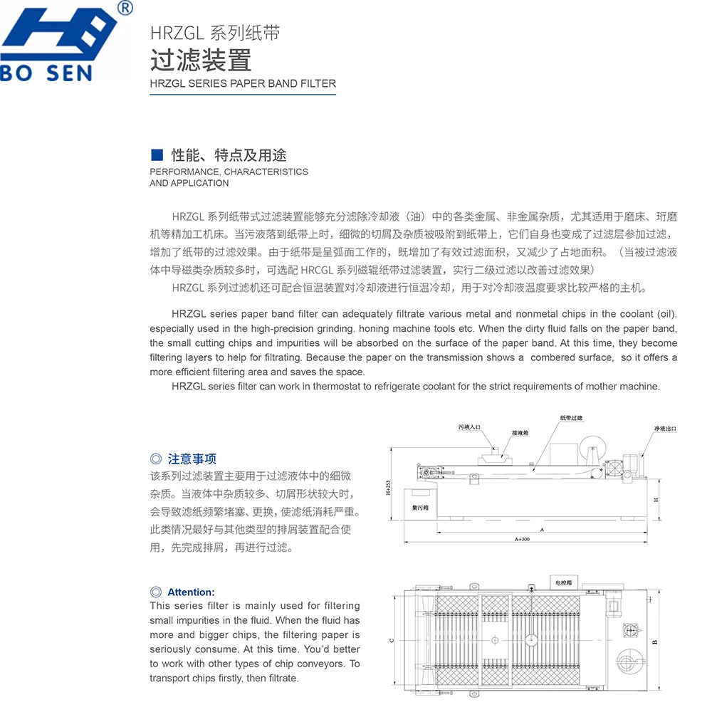 The promotion product high-quality paper tape filter