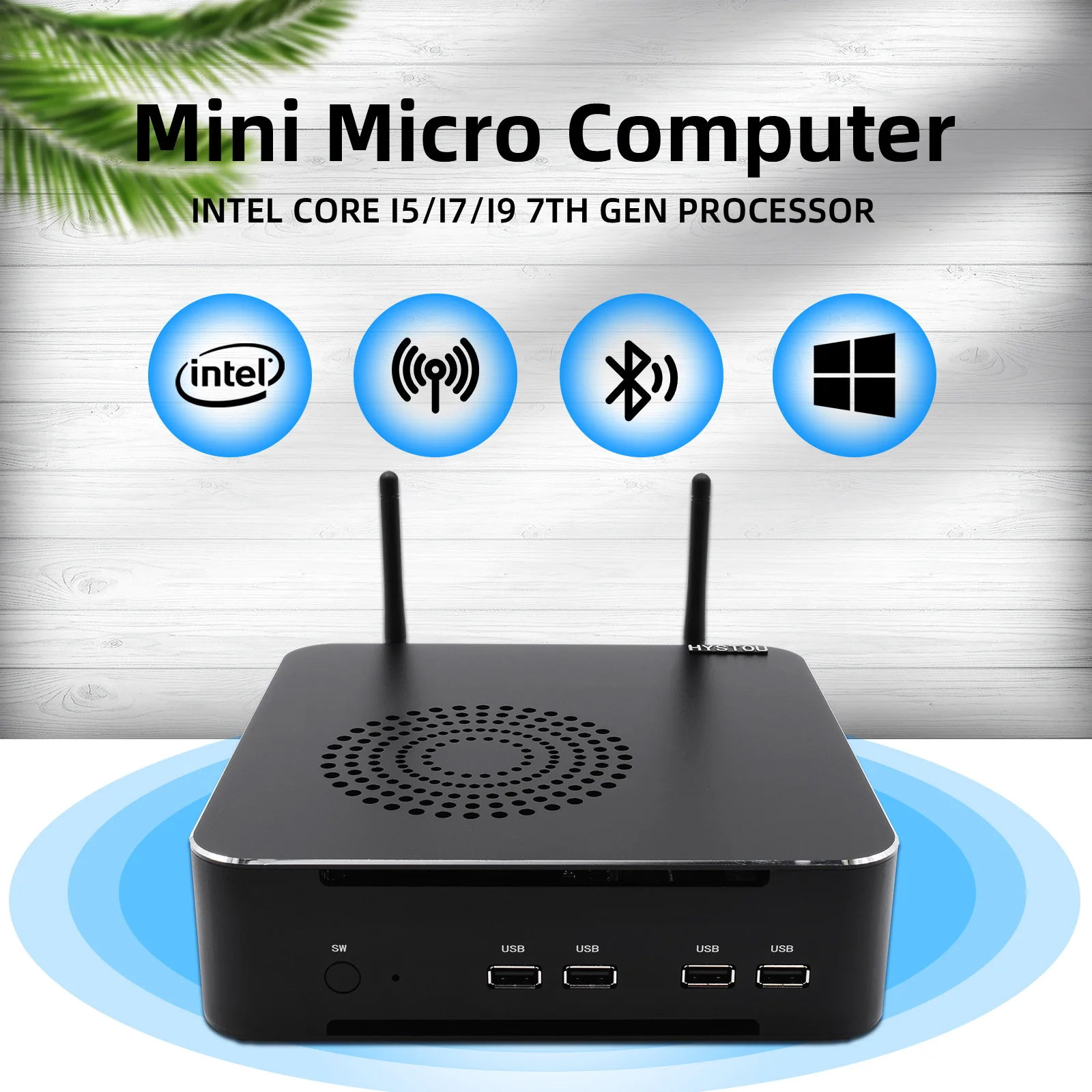 HYSTOU Latest Powerful Computer 11th Core I5 I7 DDR4 64GB M.2 NVME UHD730 USB HD Blue-tooth win11 Linux Desktop Gaming Mini PC