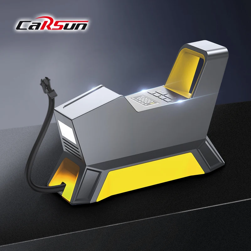 
150PSI Digital Car Air Pump Tire Inflator Portable Space Capsule With Cable DC 12VCar Air Pump 