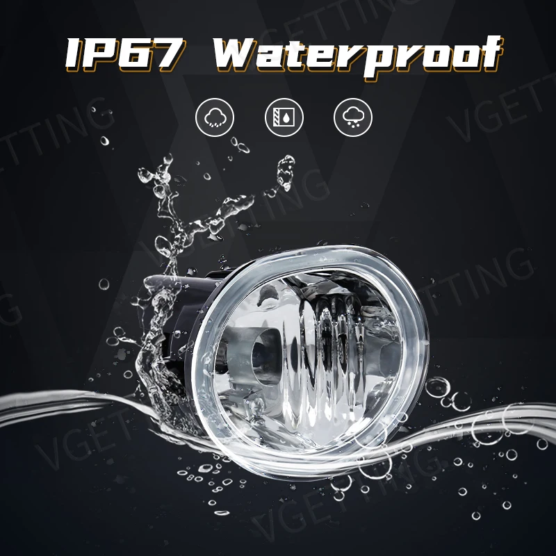Waterproof Auto Parts Halogen Fog Lamps Front Bumper Driving Light for Toyota Matrix Pontiac Vibe 2003 - 2008