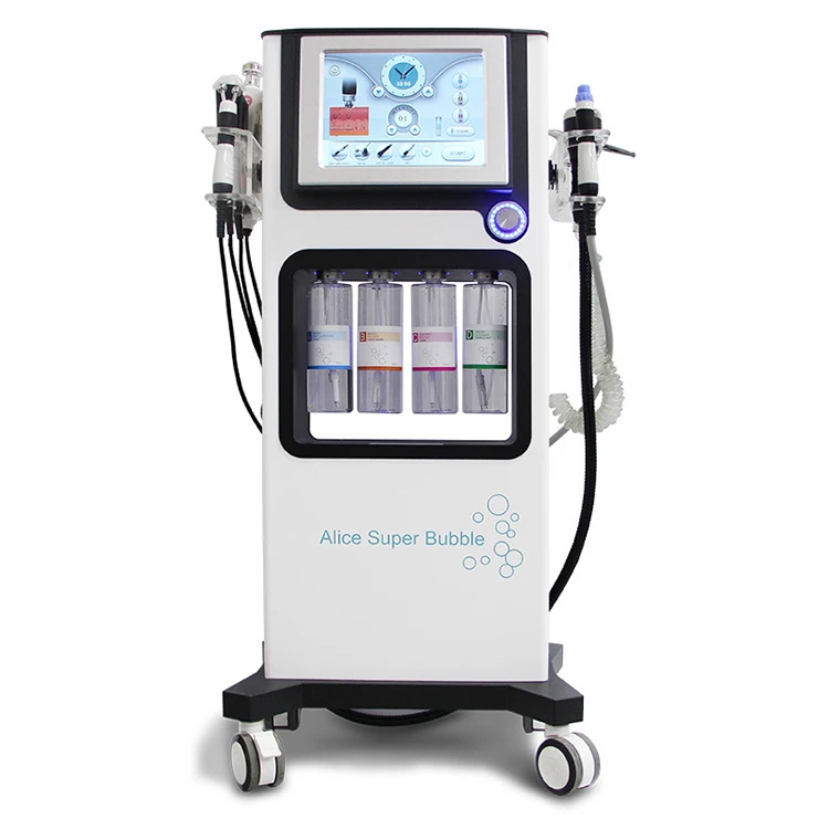 Manufacture 7 in 1 Dermabrasion Diamond Hydra Oxygen Facial Machine Skin Care Aqua Peeling