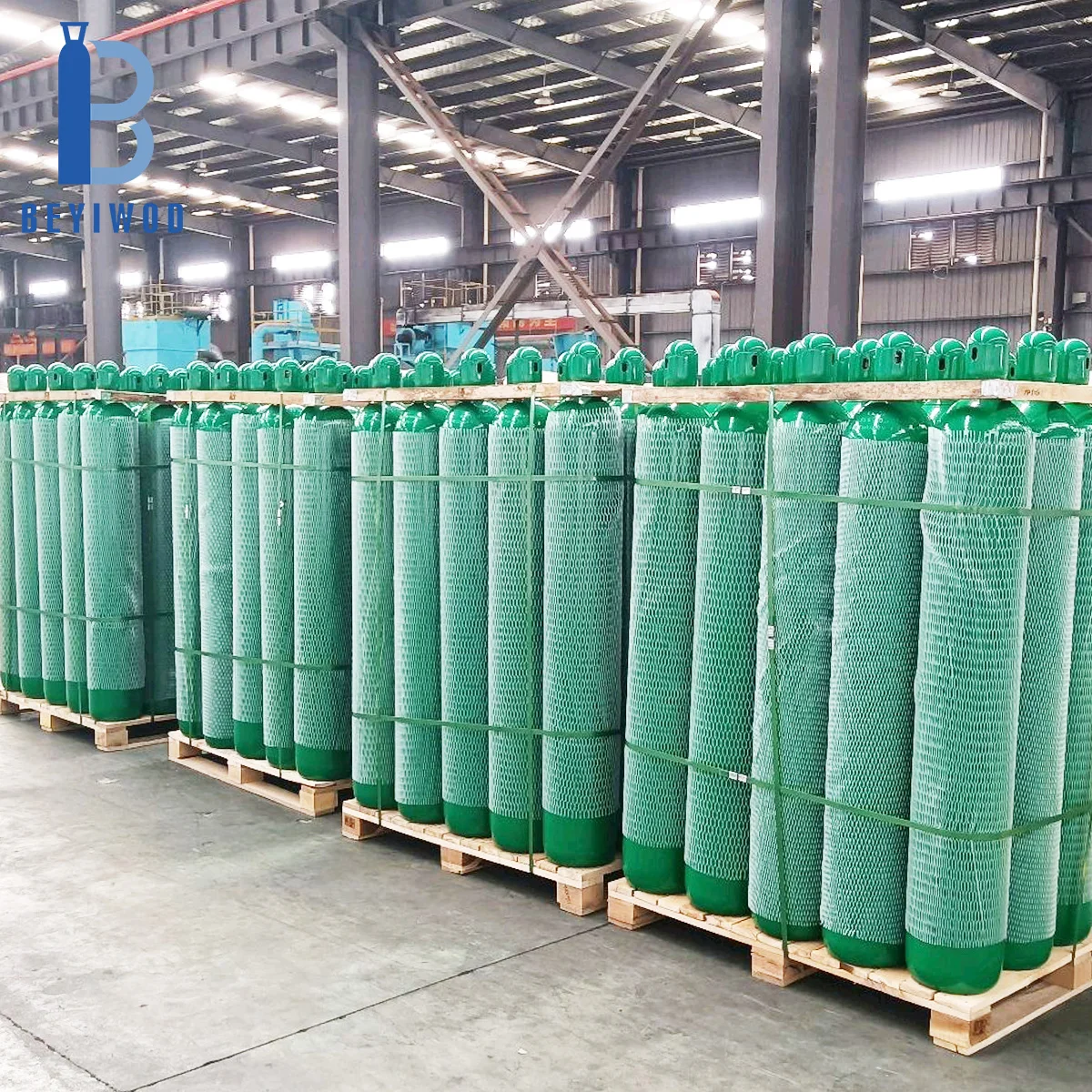 High Pressure 150bar/200bar 40L Oxygen Cylinders With Valves