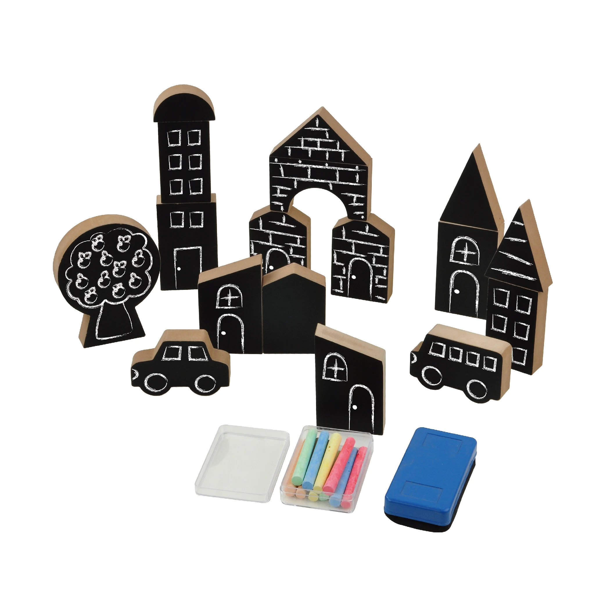 Multi-functional educational toy 3d magnetic jigsaw puzzle drawing board wooden magnetic toy