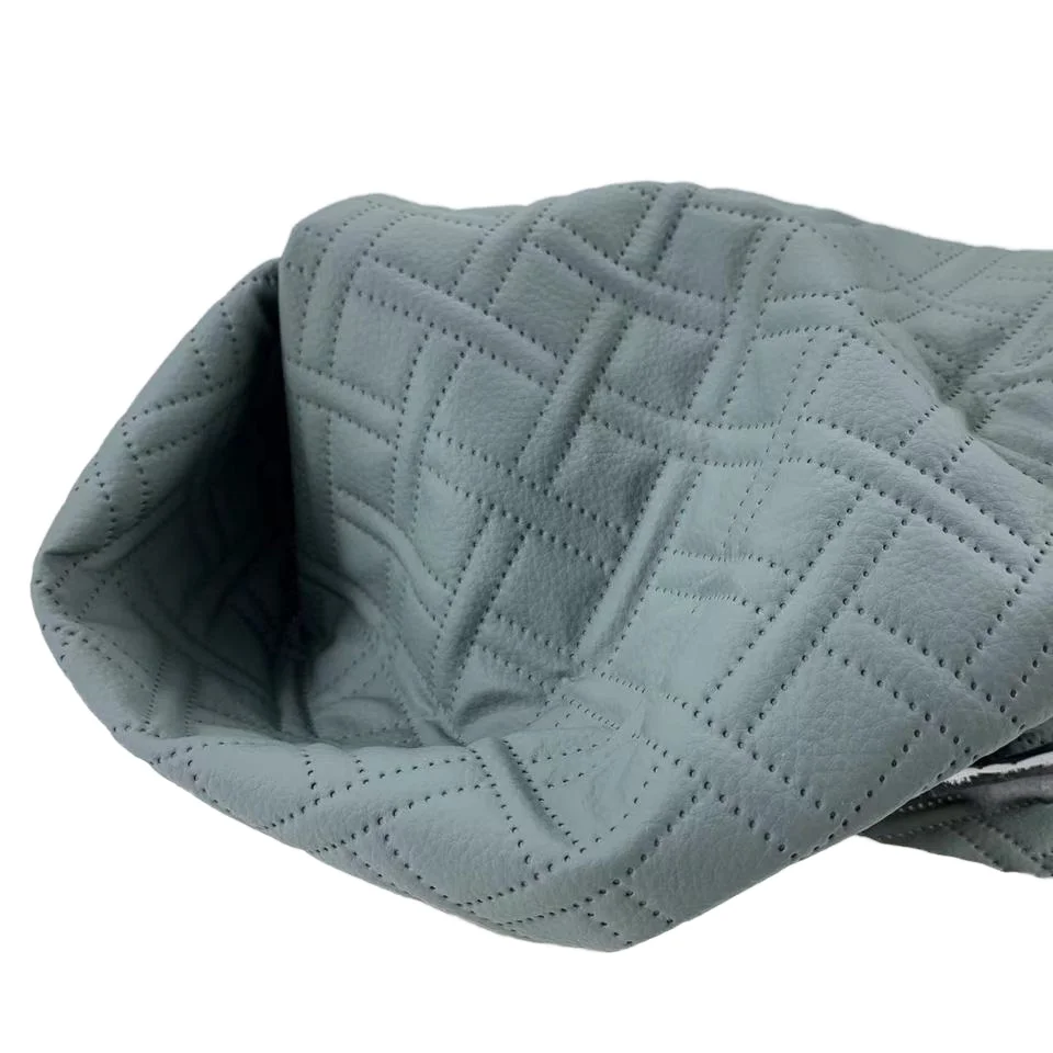 3D Dimensional Quilted Faux Leather Scratch-Resistant Waterproof Furniture Car Foot Pads Hand Bags Shoes-Synthetic Leather