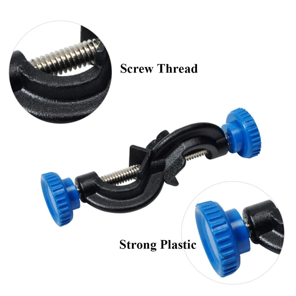 HAIJU LAB Black Color Clamp Holder Laboratory Bosshead Aluminum Die-cast With Painting Grip 13-25mm