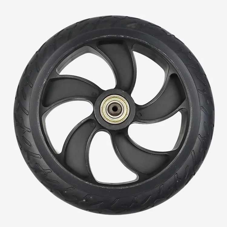 Electric Scooter Solid Rear Wheel Back Tire with Wheel Hub for Kugoo S1 S3 Replacement Rear Wheel