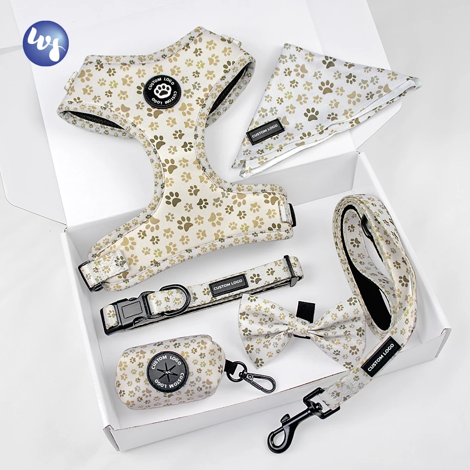 Customized popular printing small large dog bandana pet premium accessories sublimation triangle bandana for dog with logo