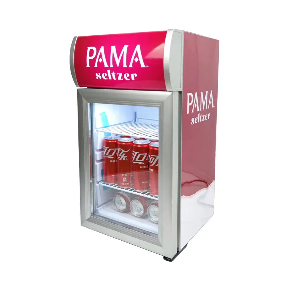 FridgeChina Mini Display Cooling Caviar Table Top Freezer with digital thermostat