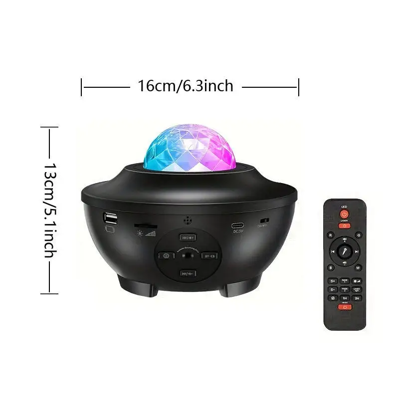 Creative Smart LED Night Sky Star Projector Light Laser Star Projector Bluetooth Music Speaker Projector With Remote Control