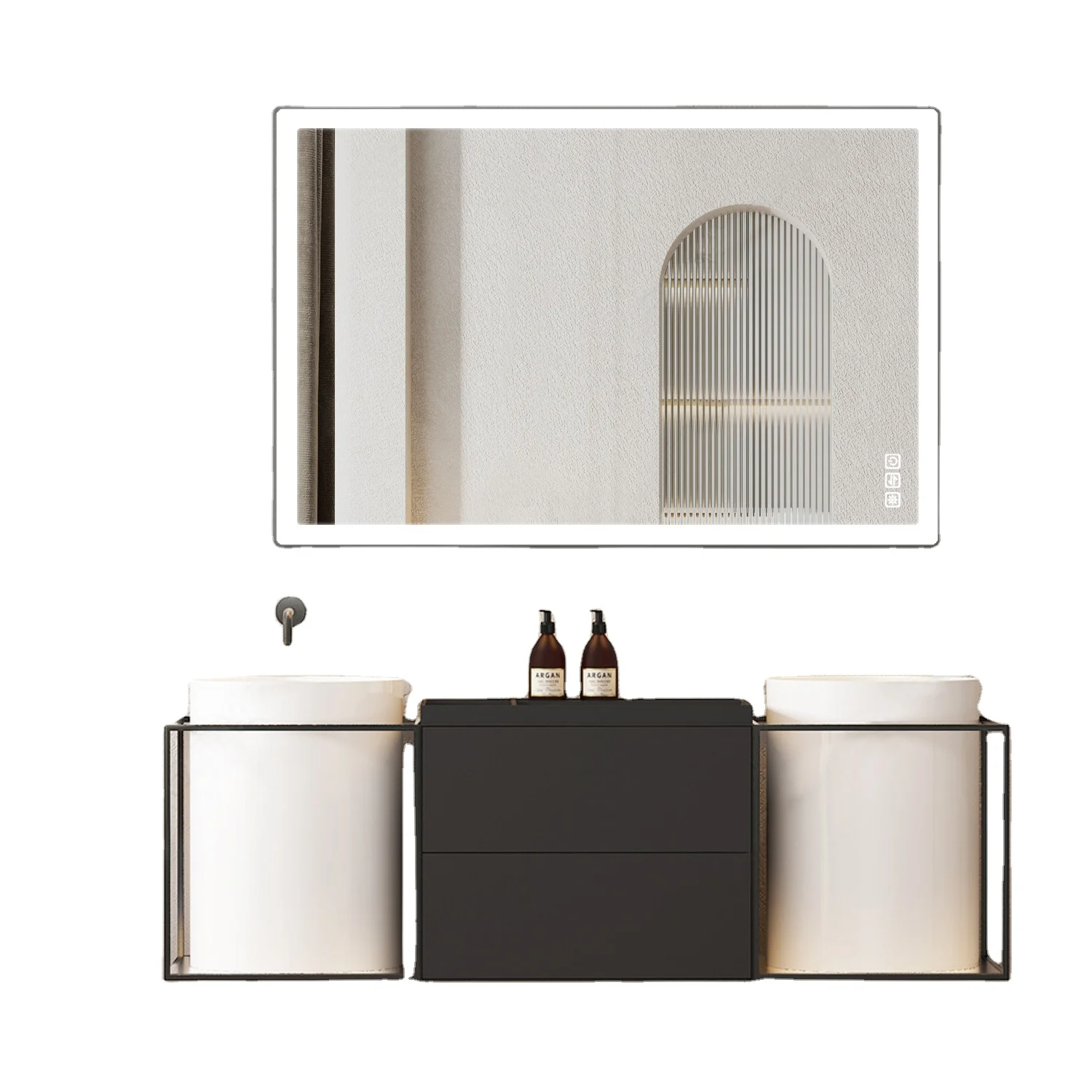 Hot Sale LED Mirror Smart Touch Sensor Anti-fog Bath Wall Mirror Bathroom LED Mirror