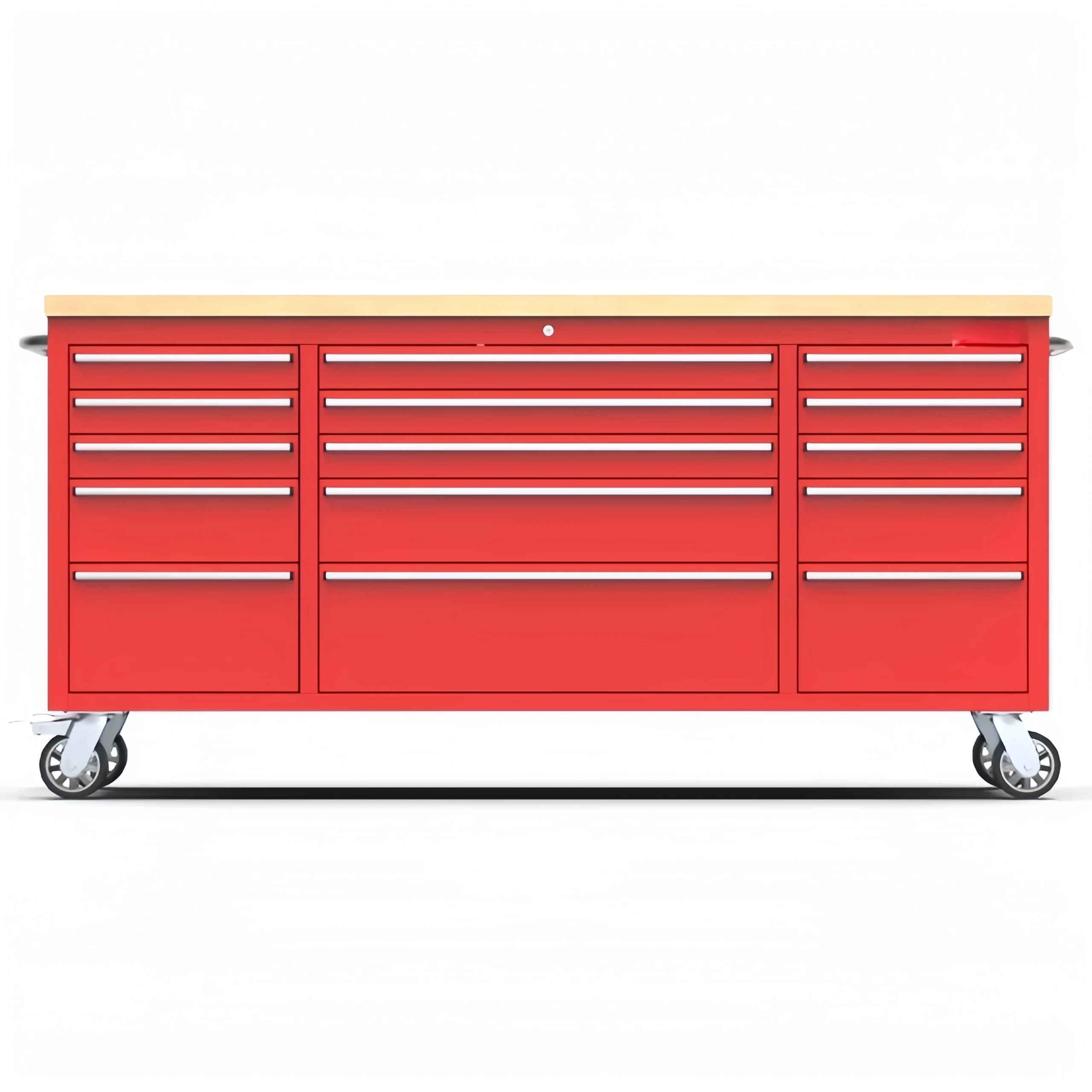 All-one Tech OEM ODM Customized 72-Inch 15-Drawer Stainless Steel Tool Cabinet Heavy Duty for Workshop Store Tools