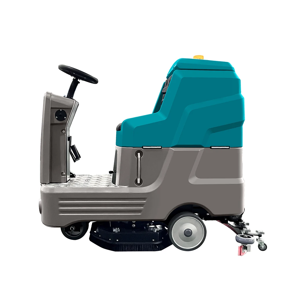 Parking Lot Commercial Small Cleaning Airport Floor Scrubbing Machine