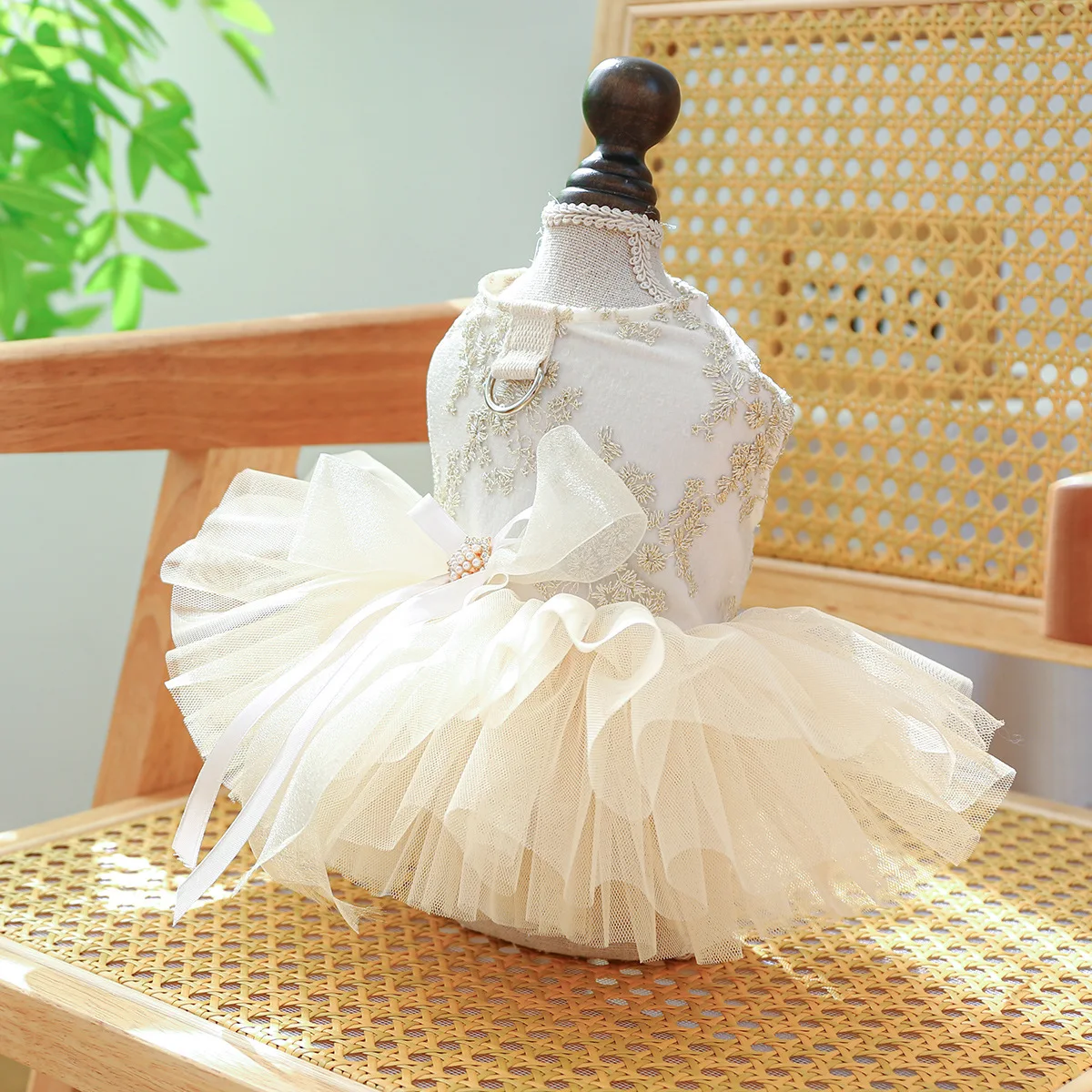 New Arrival Dog Wedding Dress Princess Dress Puppy Puffy Gauze Skirt Luxury Elegant Dog Wear Clothes