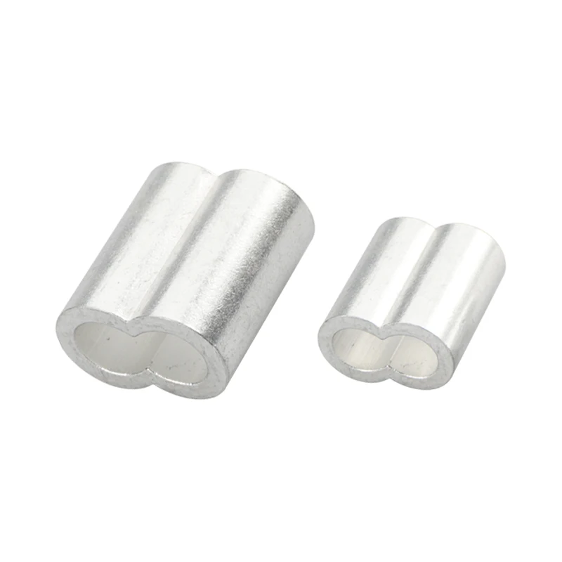 Hot selling Aluminum 8 Shape Sleeve Cable Hose Aluminium Ferrule Aluminum 8 Shape Sleeve for wire rope made in china