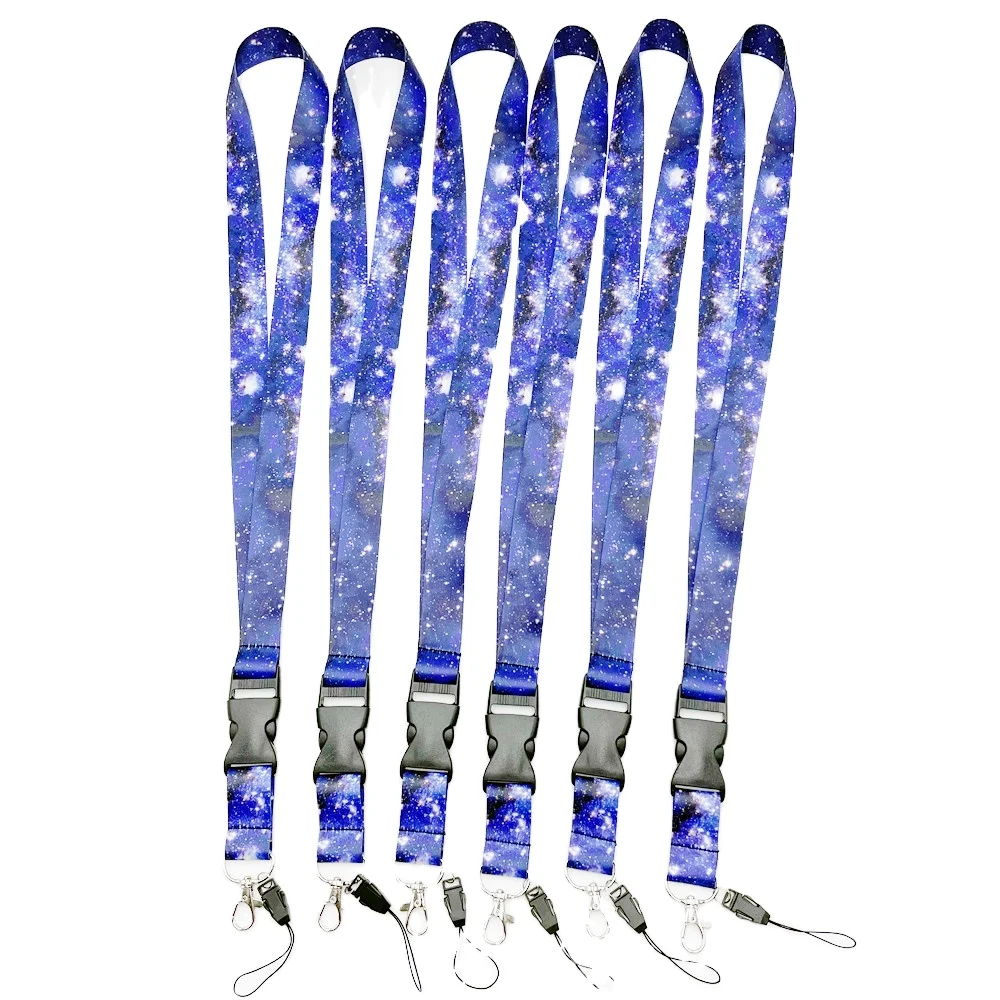 
High quality double lobster claw Lanyard Custom Keychain Lanyard With Logo Rainbow Lanyard 