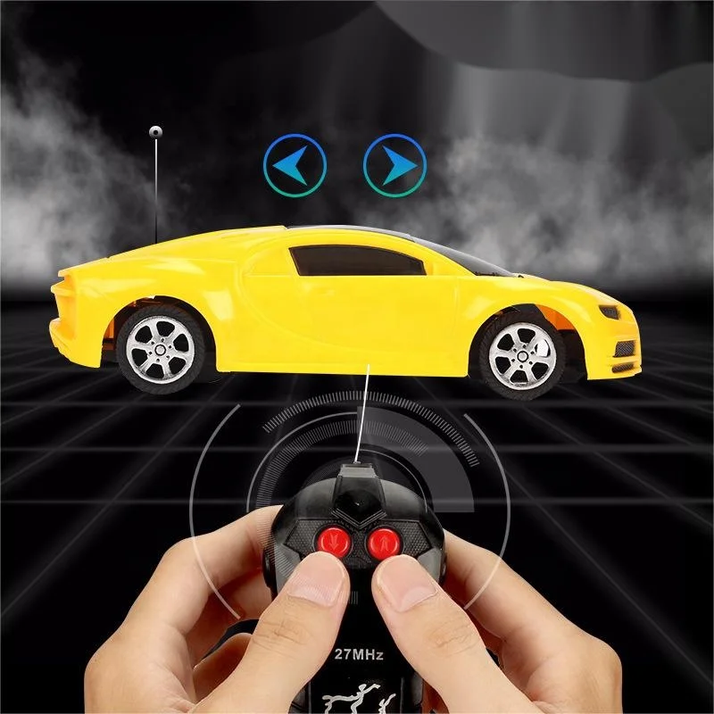 New Design Plastic Cool Light Music Two way Mini Racing Kids Remote Control Toys Rapid Drift Remote Control Car