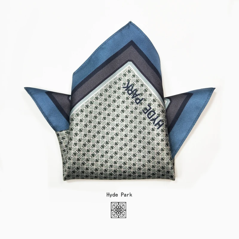
custom print silk pocket square for designers 