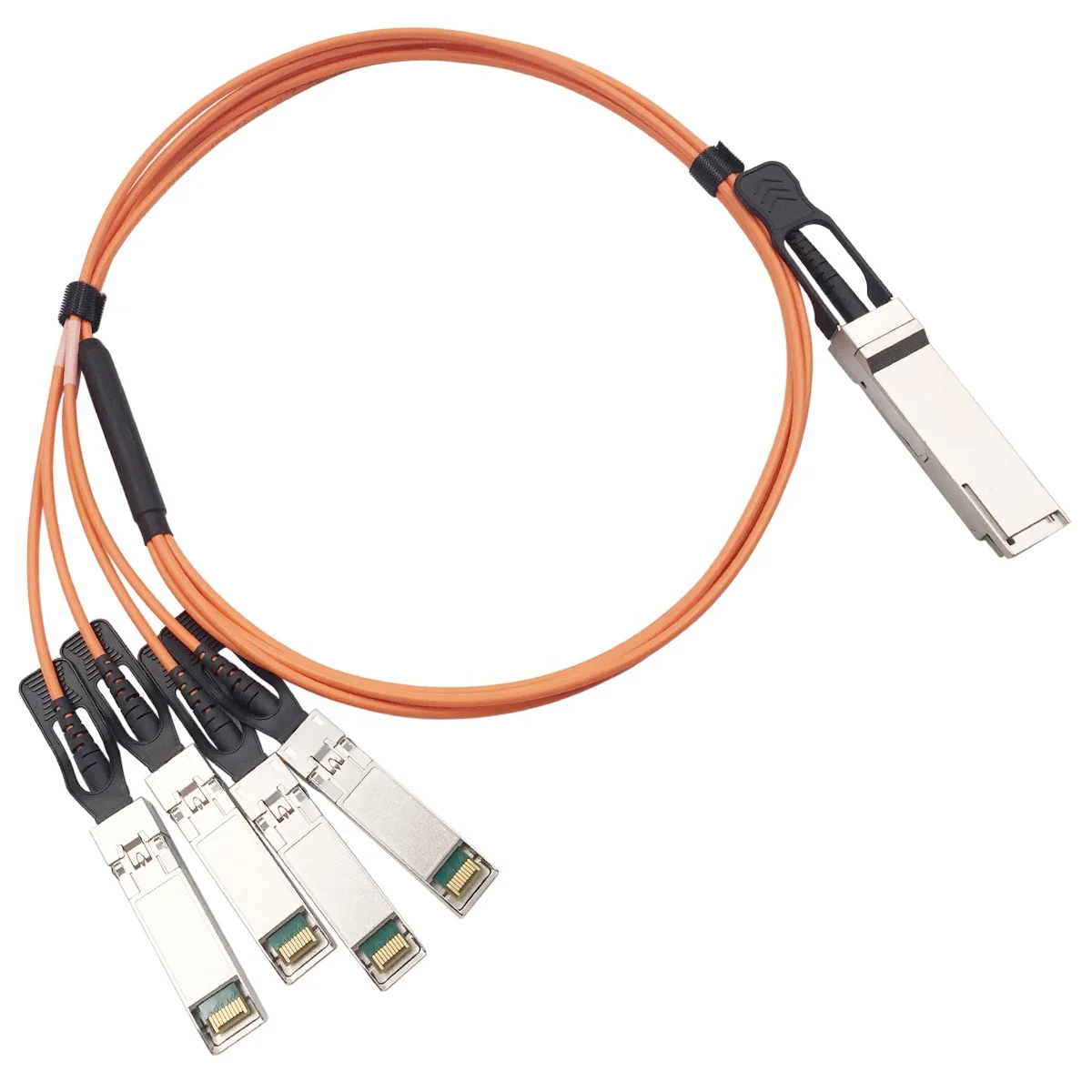 40Gigabit ethernet 40G QSFP+ TO 4*10G SFP+ AOC Breakout Active Optical Cable OM3 MMF