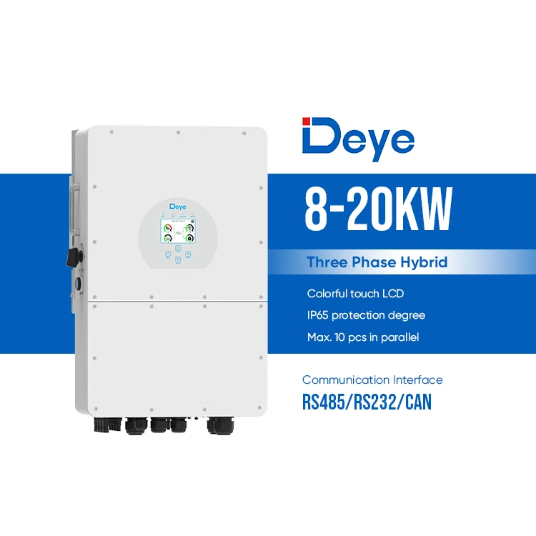 Deye Hybrid Solar Inverter three Phase 8kw pure sine wave inverter in built charger
