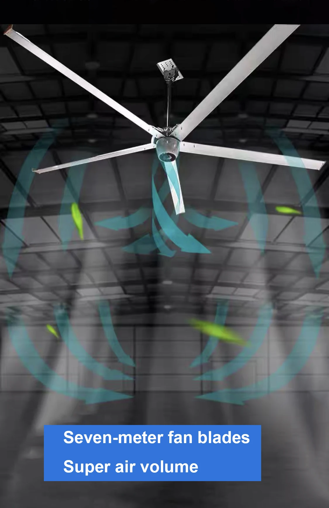 HVLS  fans Large Ass Motor hvls fans Low hvls Popular Big Industrial Ceiling fans