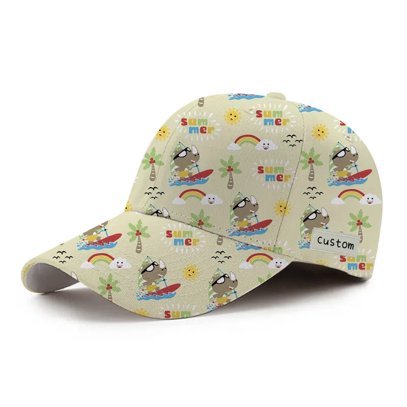 Wholesale Chinese Factory Various Color  Personalized Custom Logo Lightweight Hip Hop Cap Sports Unique Baseball Cap