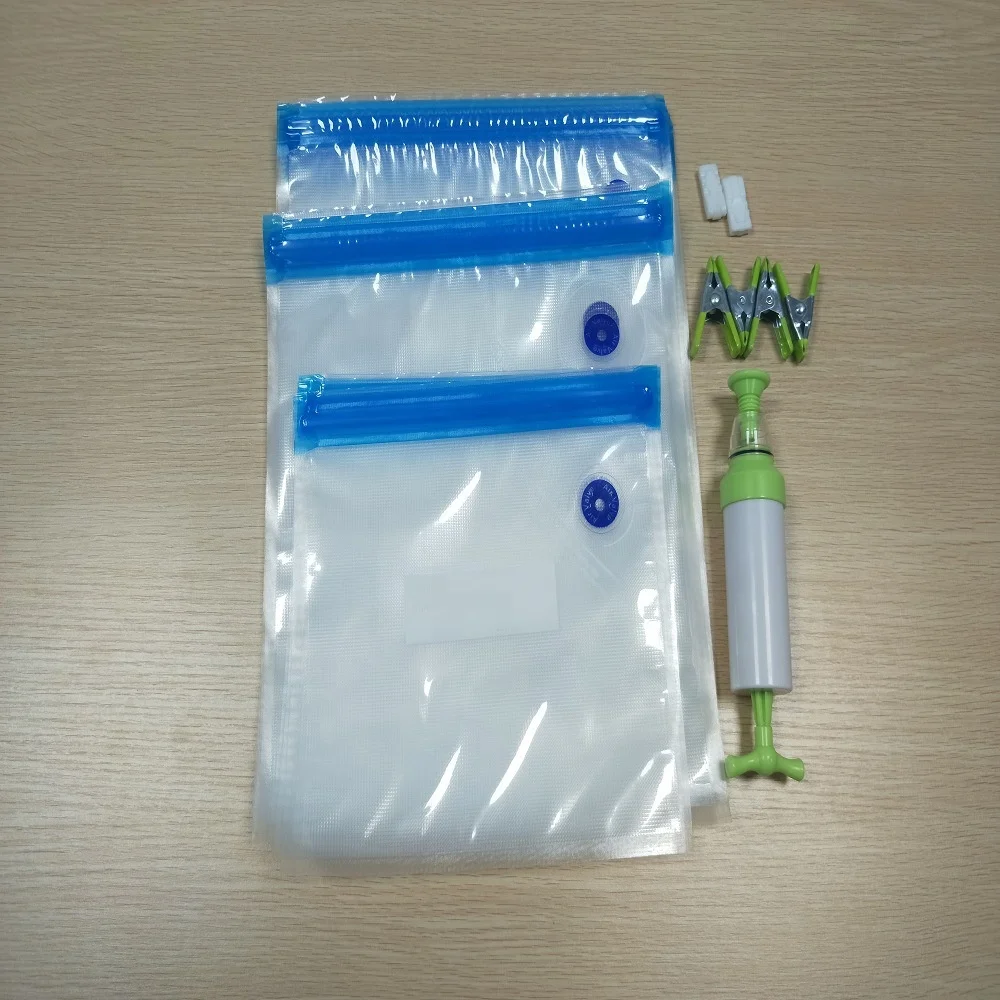 Factory spot vacuum compression bag receiving bag single layer thickness foot 7 silk transparent air pumping type  vacuum bag