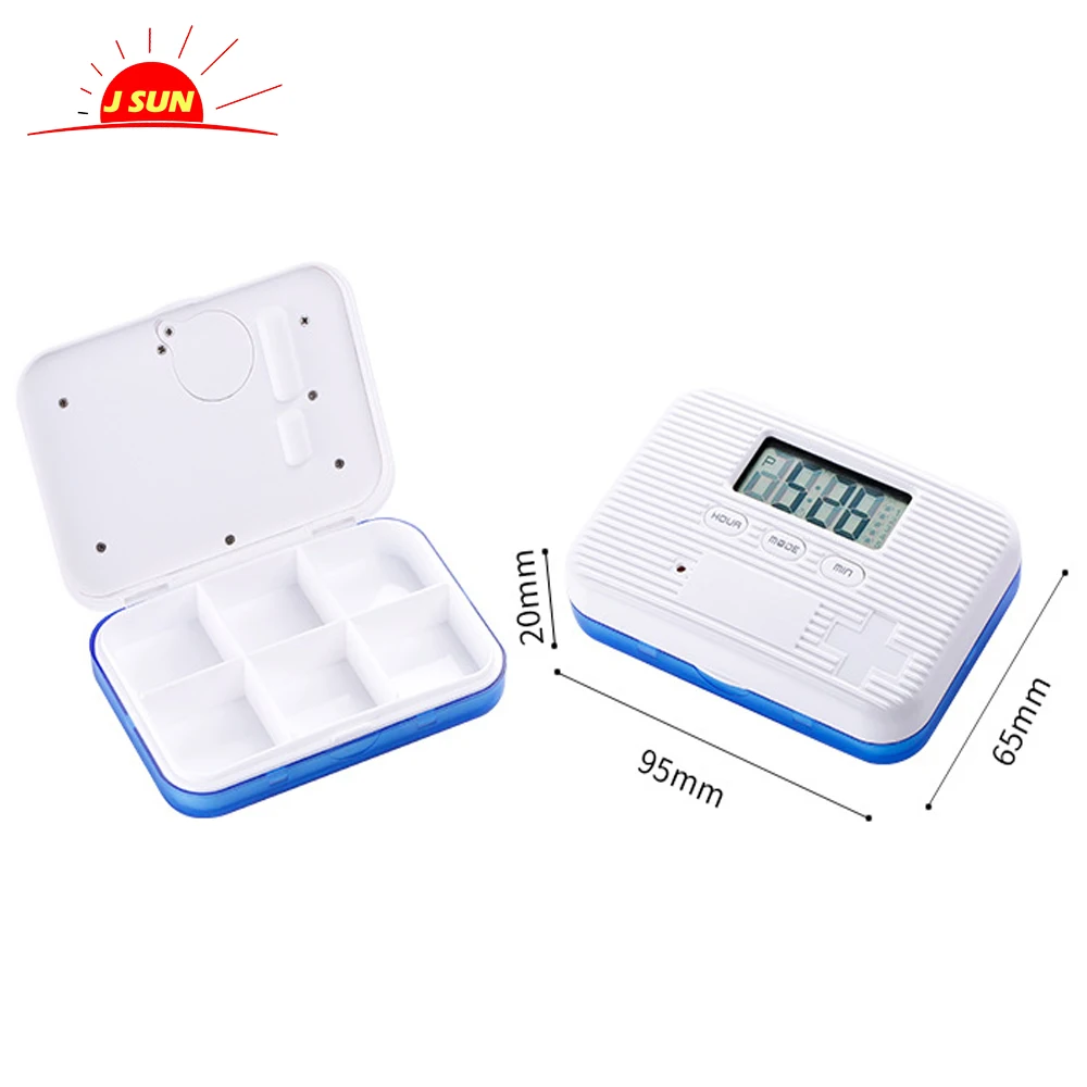 Portable Pill Box with Electric Alarm timer  Medicine Pill box 7 days