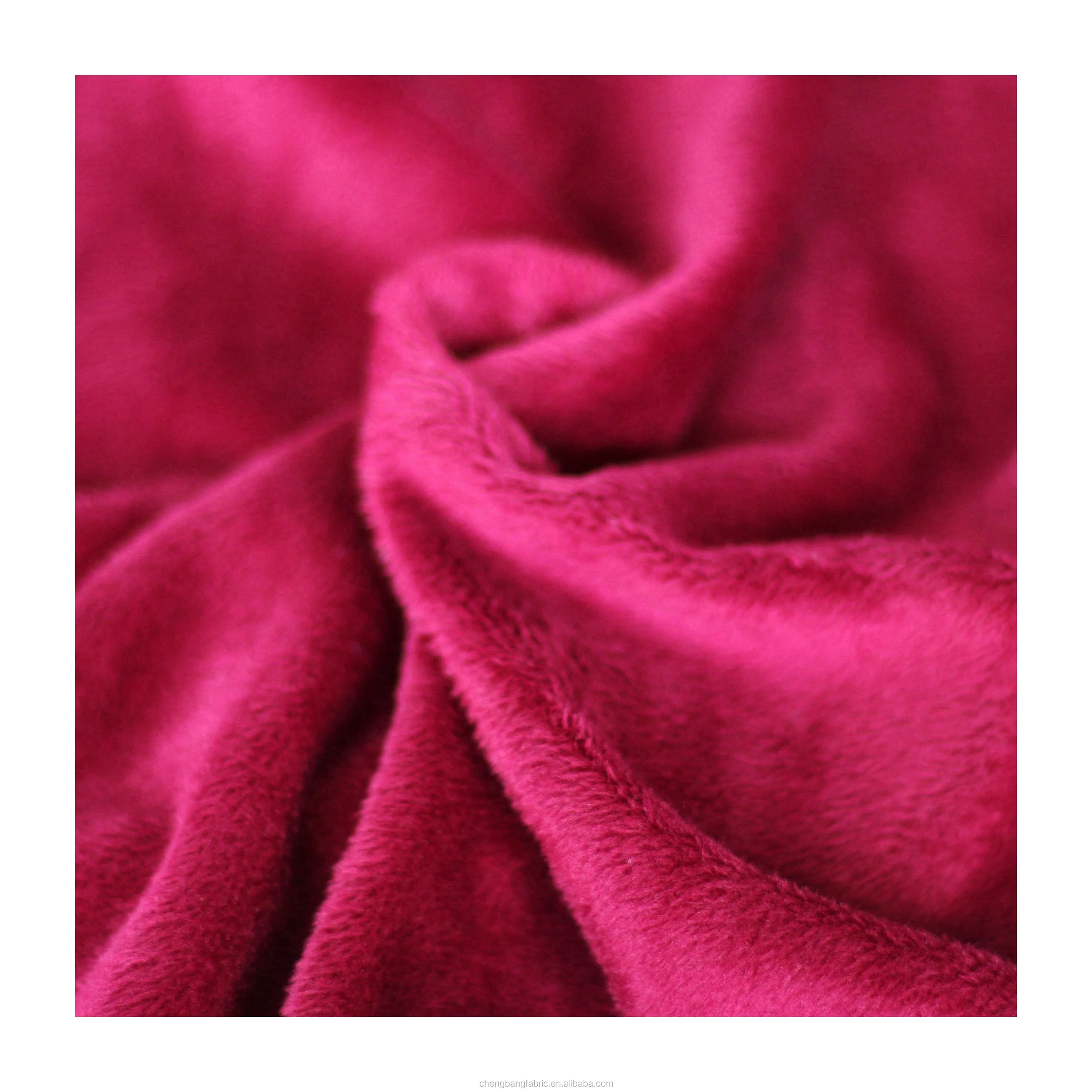 Cheap soild polyester spandex thermal fleece fabric anti-pill velboa fabric thermal legging velvet fleece