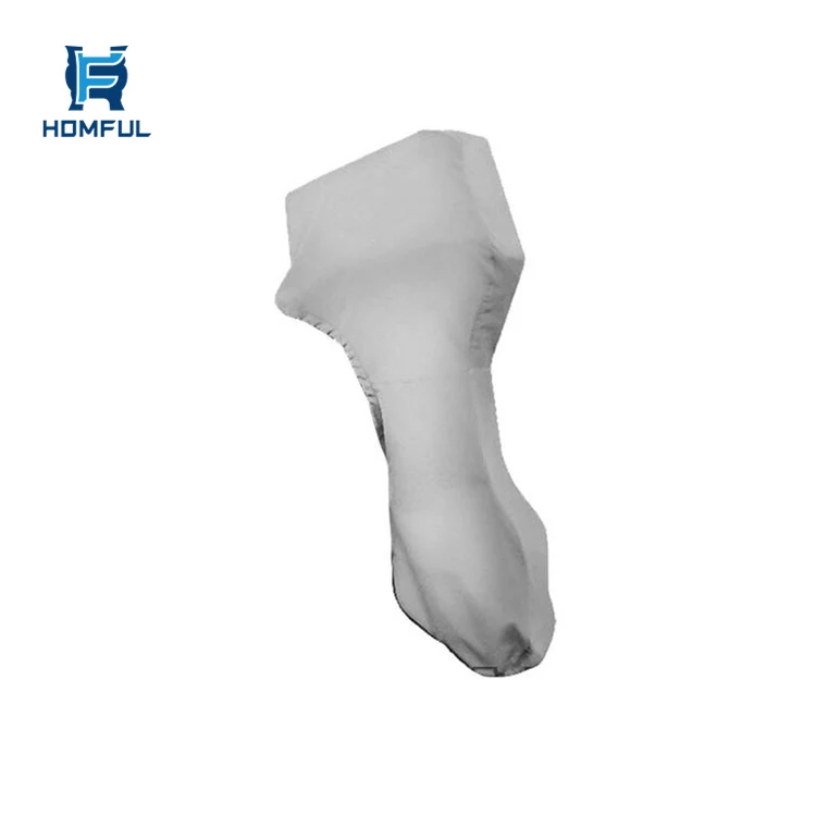 HOMFUL Heavy Duty Trailerable Full Outboard Boat Canvas Cover Marine Motor Engine Cover