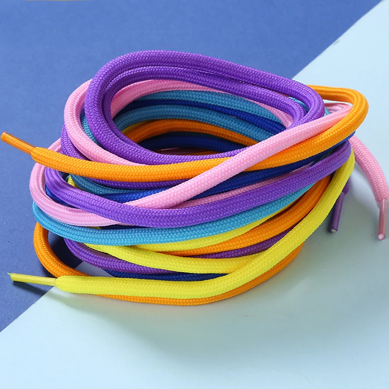 Factory Spot Custom Flat Shoelaces for Sneakers Fabric Shoe laces Boot Laces for Shoes Classic Soft Shoestrings