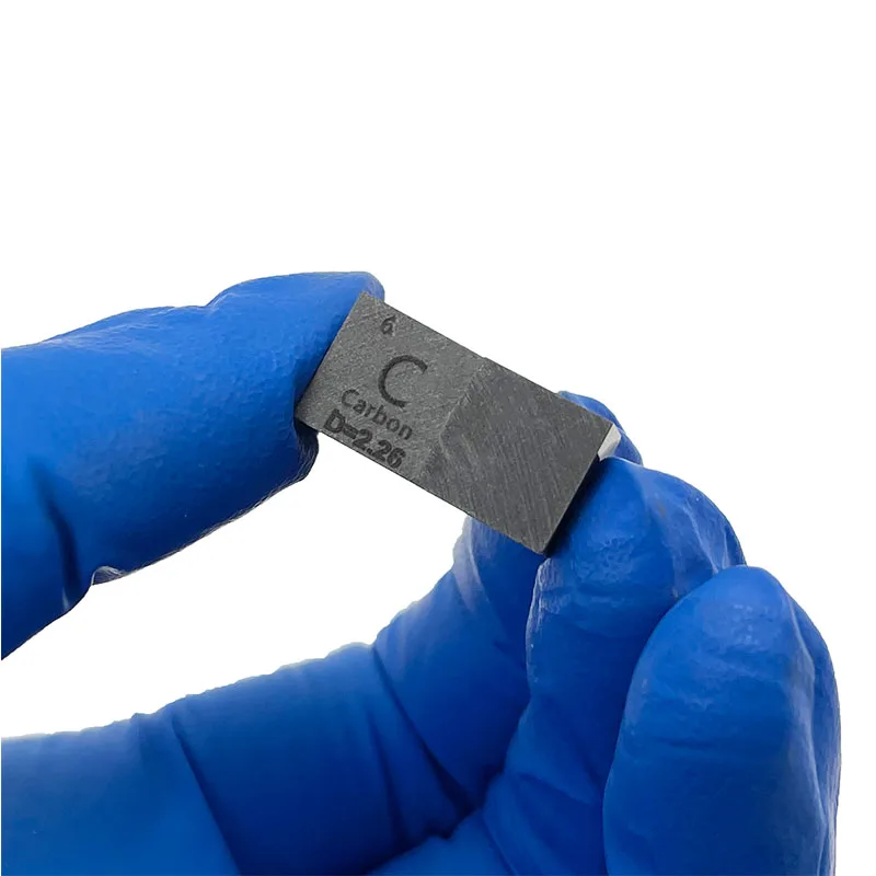 Customized Carbon Metal Cubes 10mm High Density 99.9% C Carbon Lumps for University Study