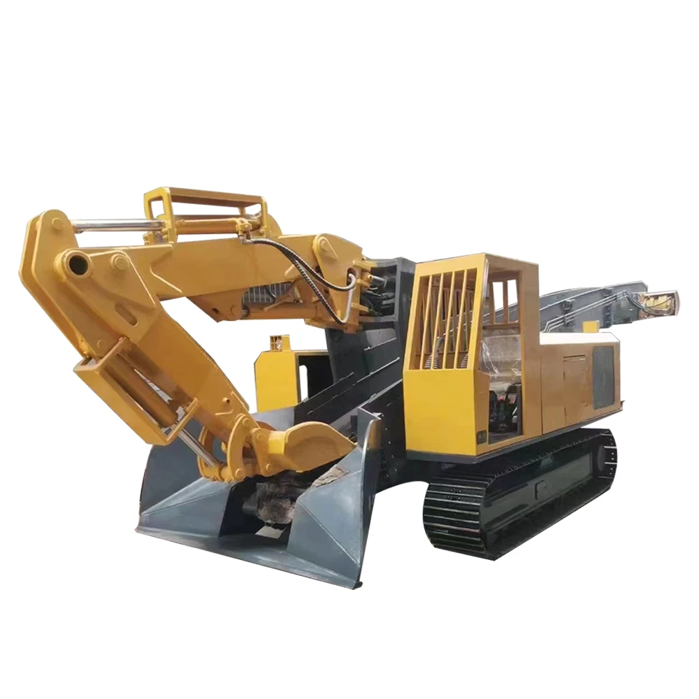 Durable Ore Conveyor Crawler Mucking Rock Loader Coal Mine Haggloader Track Slag Raking Remover