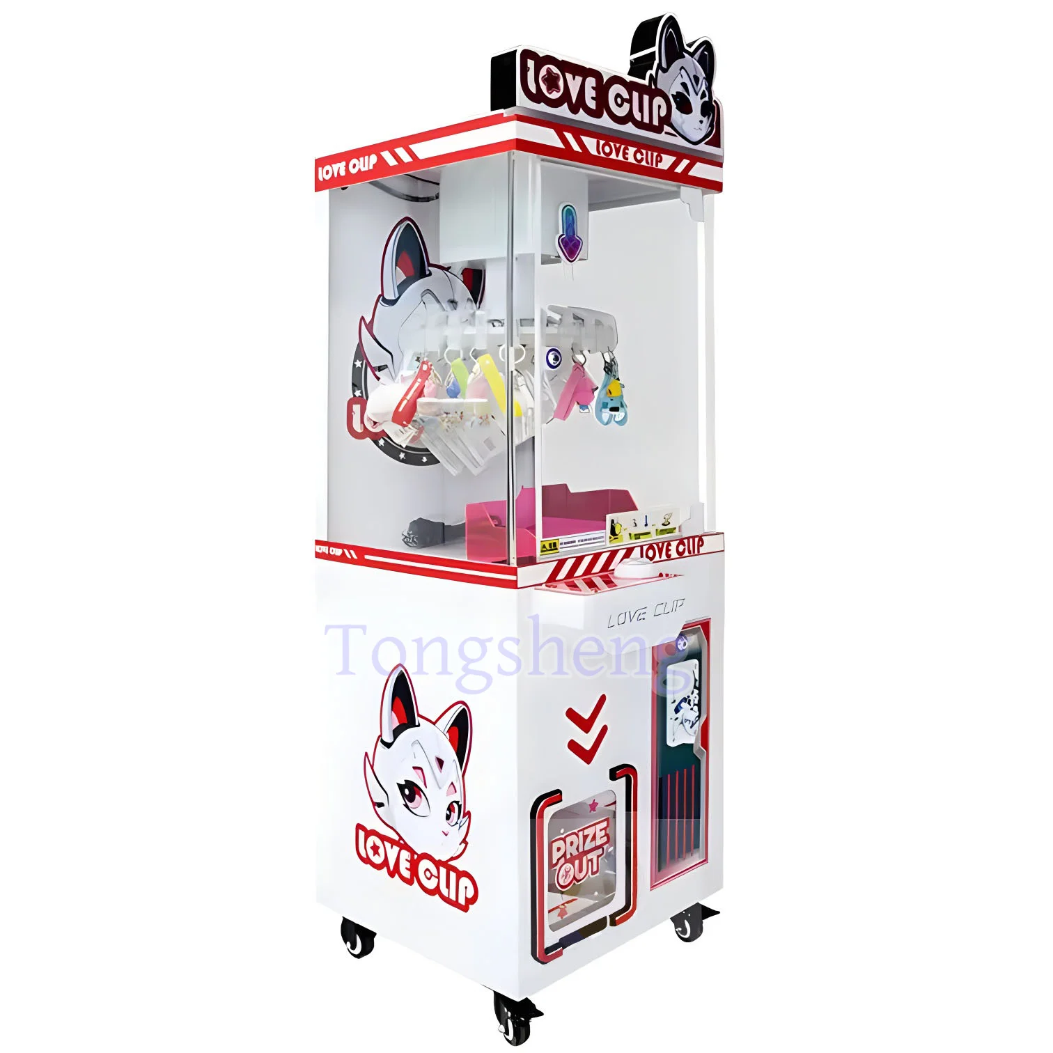 HOT Selling starry love clip machine Kids PRIZE Game Machine Small Claw Machine For Children
