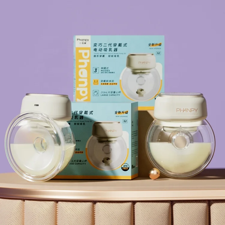 Phanpy PH742055 Amazon Top Sale Multi-Function Electric Wearable Breast Pump Outdoor Low Noise Hands Free Breast Pump