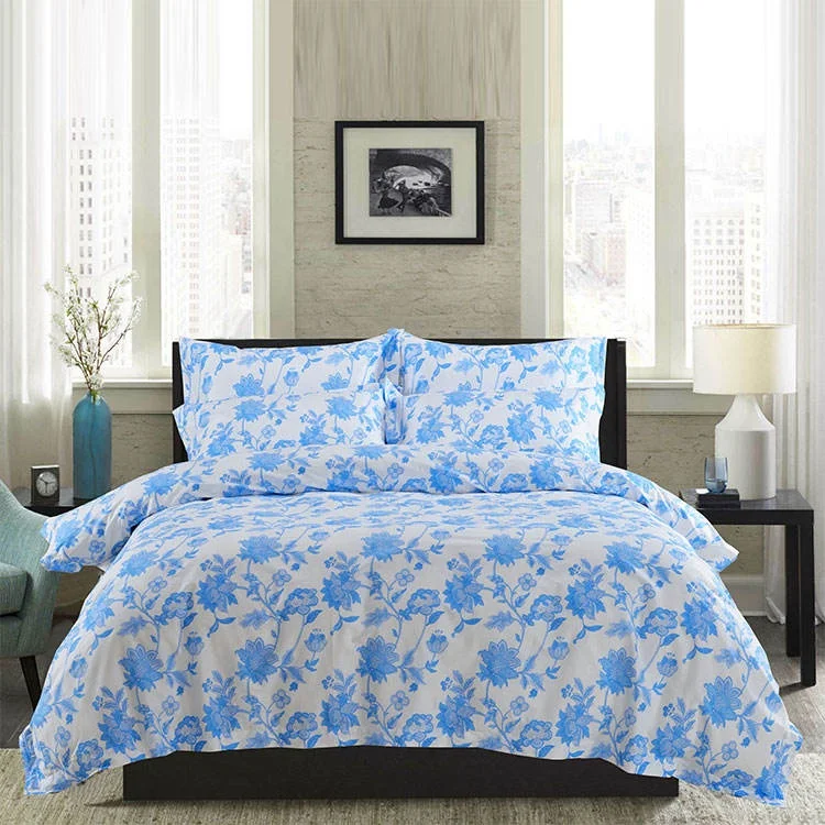 luxury style print pattern design duvet bedding comforter bed sheets set home bedding set solid bed