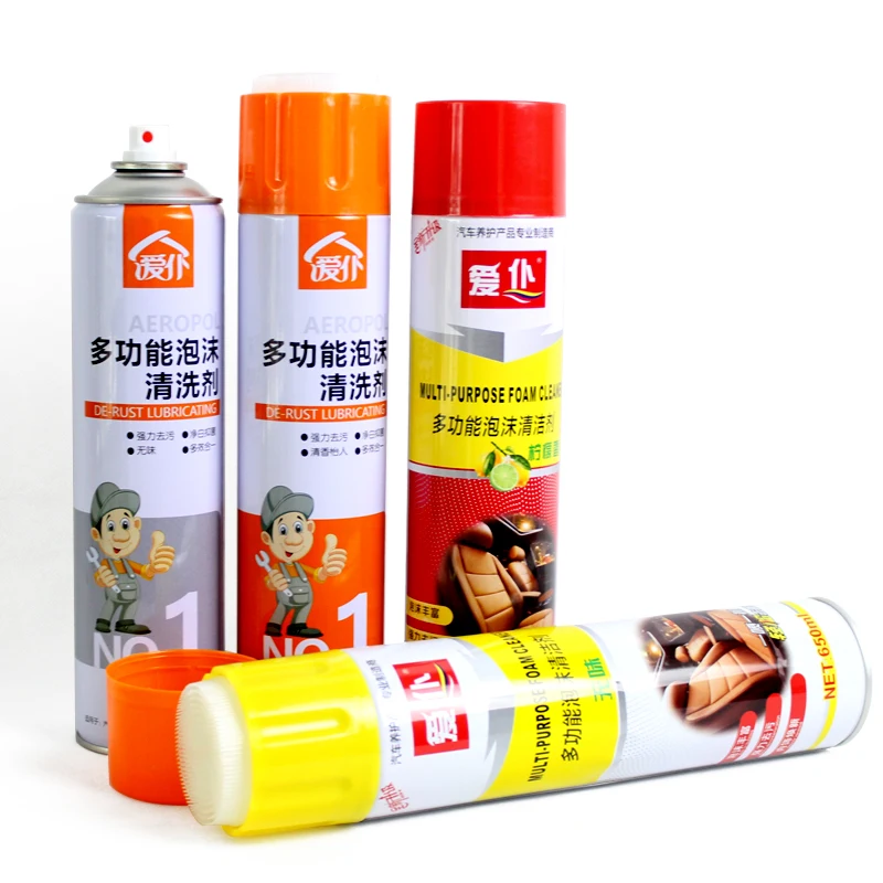 Multipurpose Car Care Interior Cleaning Private Label Spray Foam Cleaner
