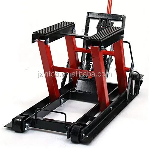 1500lbs Motorcycle lift Hydraulic Jack Motorbike Stand Hoist Lift Portable Hydraulic Motorcycle Scissor Jack