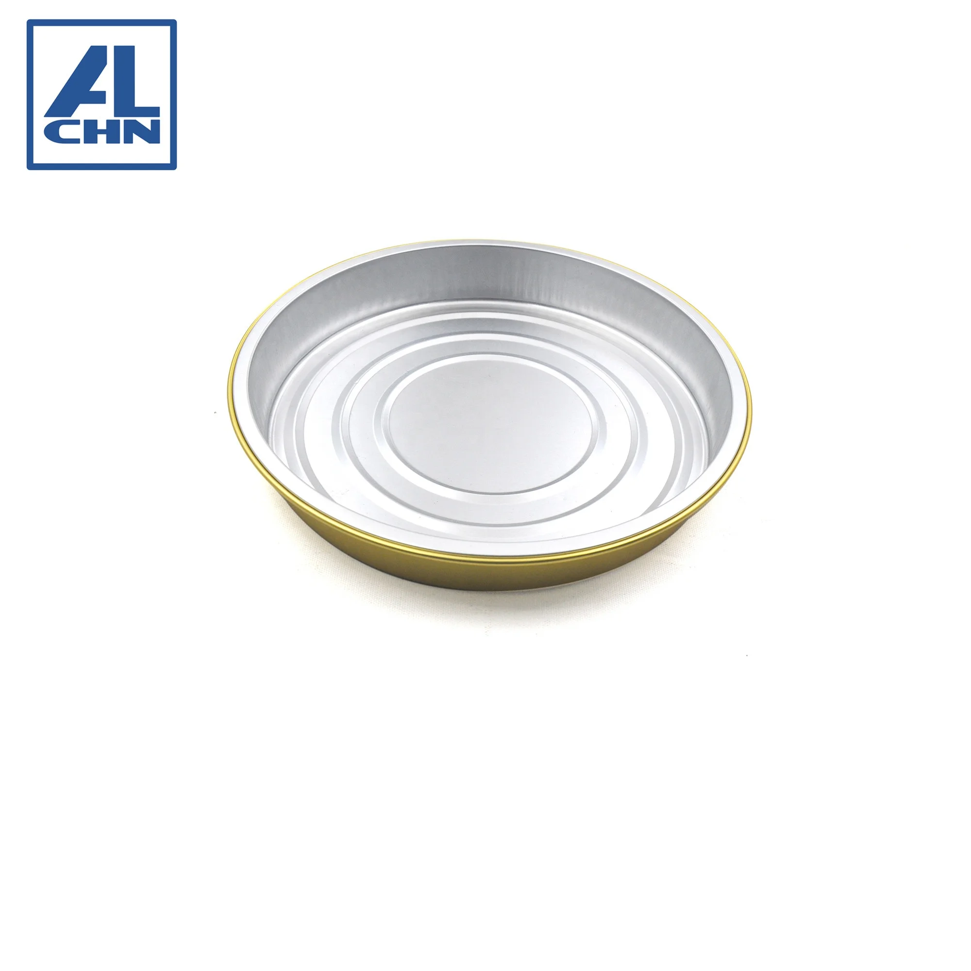 990ml/33oz Gold color aluminum foil food containers