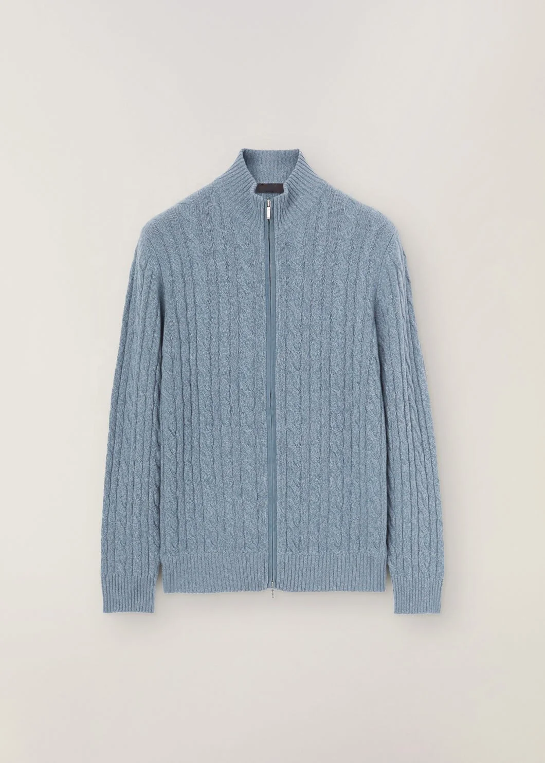 Ribbed Casual Jacket Cashmere Plus Size Custom Cardigan Cashmere Knit Men Sweater Zipper Manufacturer Quality Soft 100% Pure
