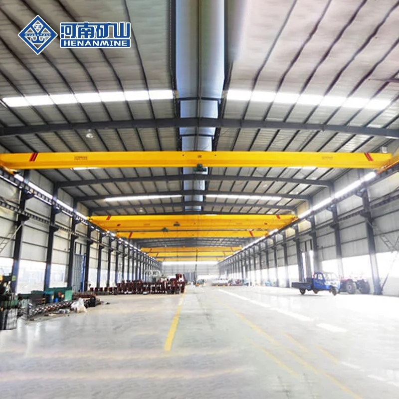 20 ton 32 ton heavy lifting capacity single beam overhead crane with electric wirerope hoist