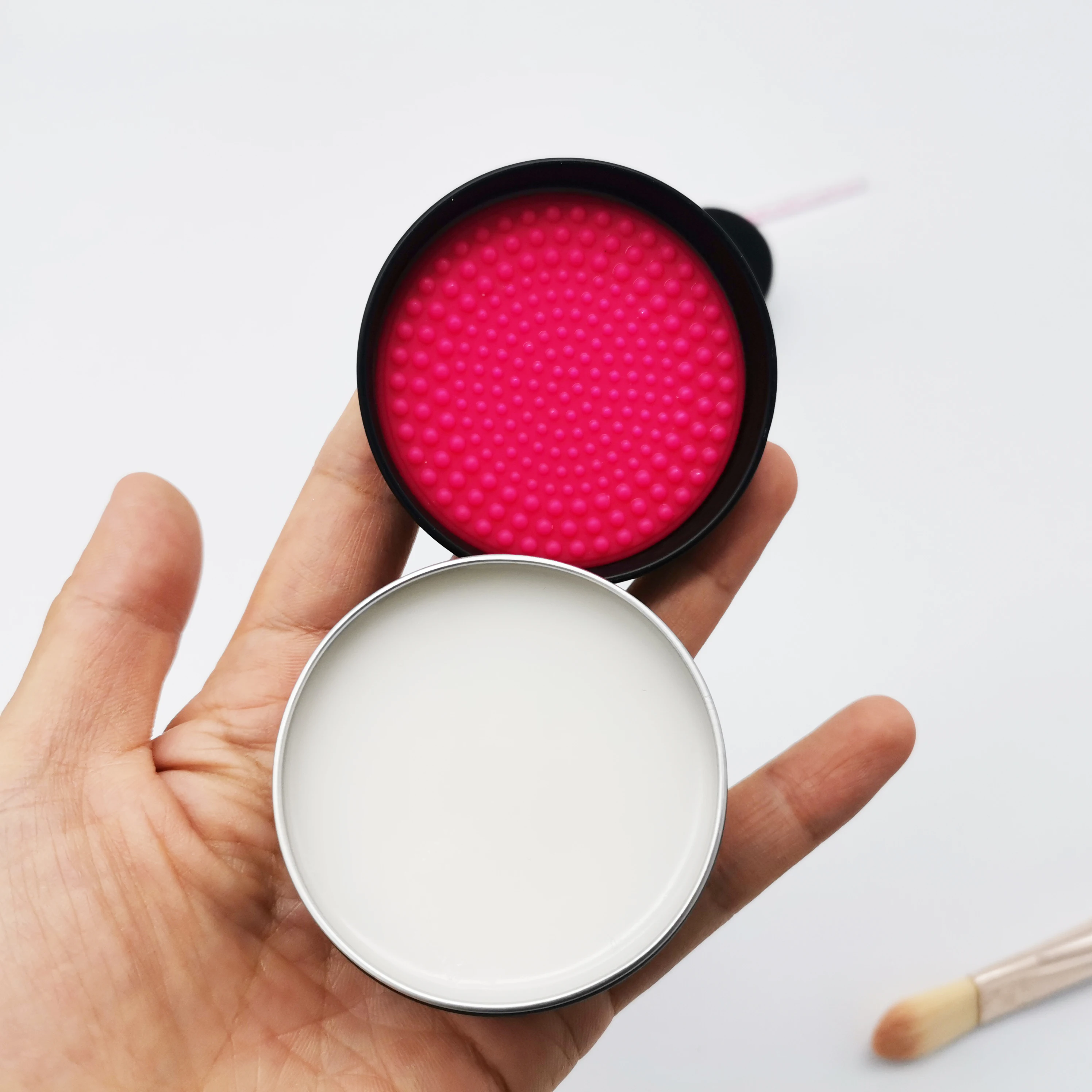 Professional Small Makeup Cleaner Soap For Brushes Sponges Cosmetic Cleaning Tools