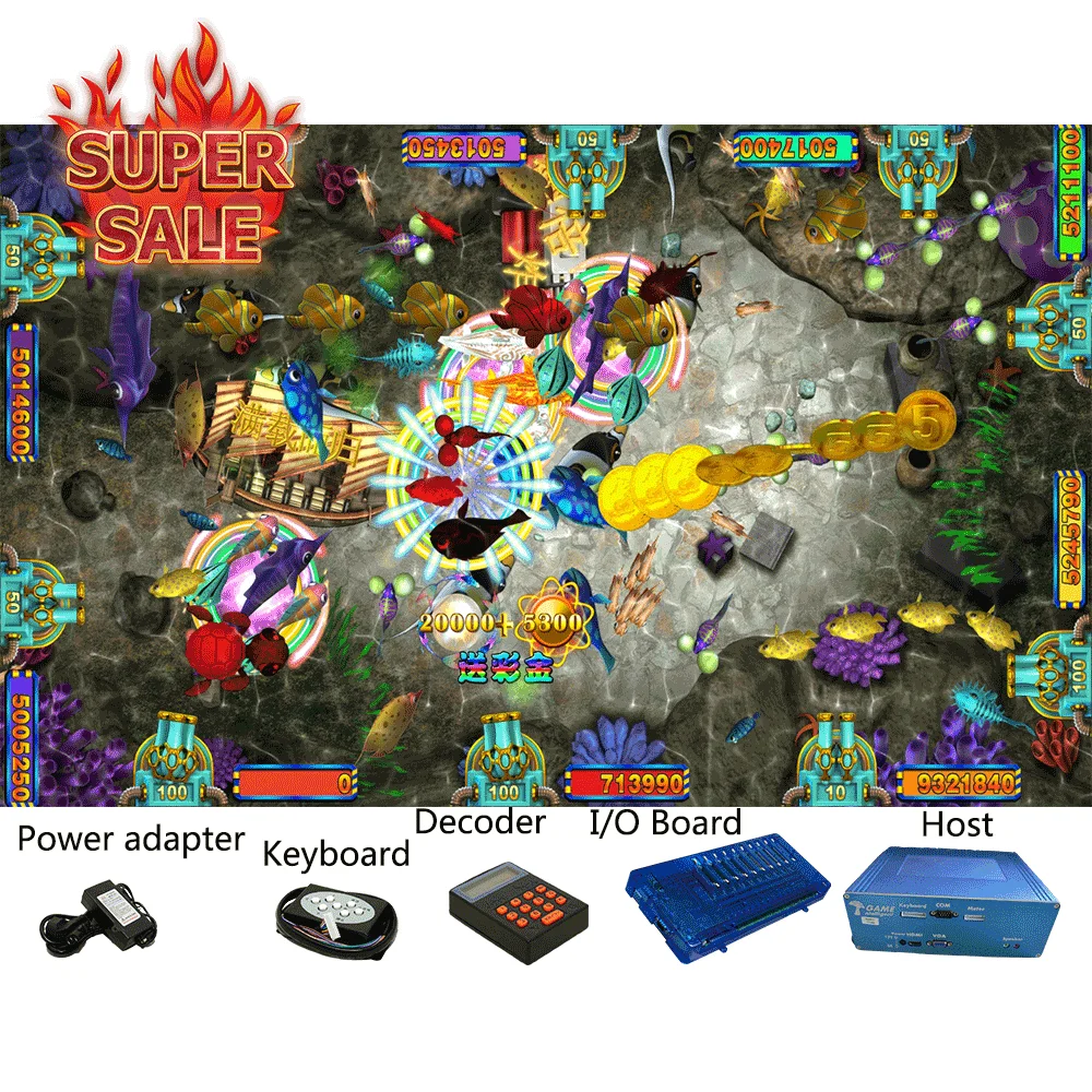 Высокая Прибыль рыба азартные игры машина игры guangdong рыбы охотник Аркада